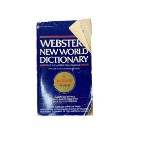 AS IS Webster new world dictionary paperback